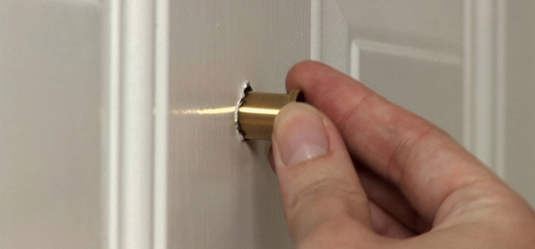 peephole door repair in Porterville