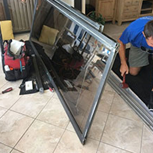 sliding glass door frame repair Porterville